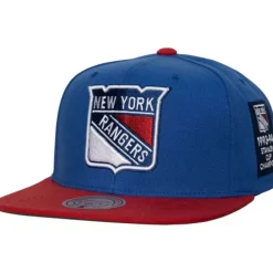 2 Tone Side Patch Snapback New York Rangers