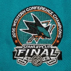 2 Tone Side Patch Snapback San Jose Sharks