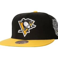2 Tone Side Patch Snapback Pittsburgh Penguins