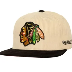 2 Tone Team Cord Fitted Chicago Blackhawks