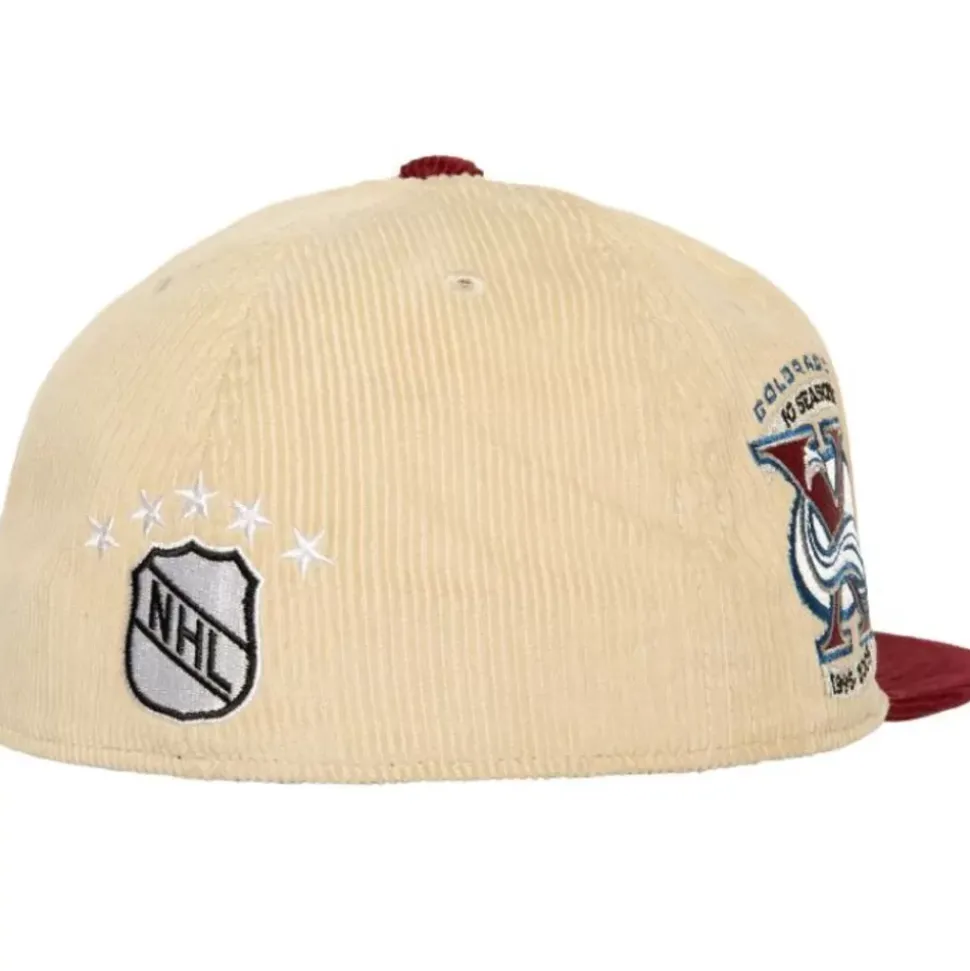 2 Tone Team Cord Fitted Colorado Avalanche