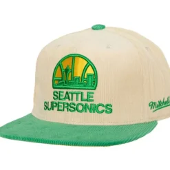 2 Tone Team Cord Fitted Hwc Seattle Supersonics
