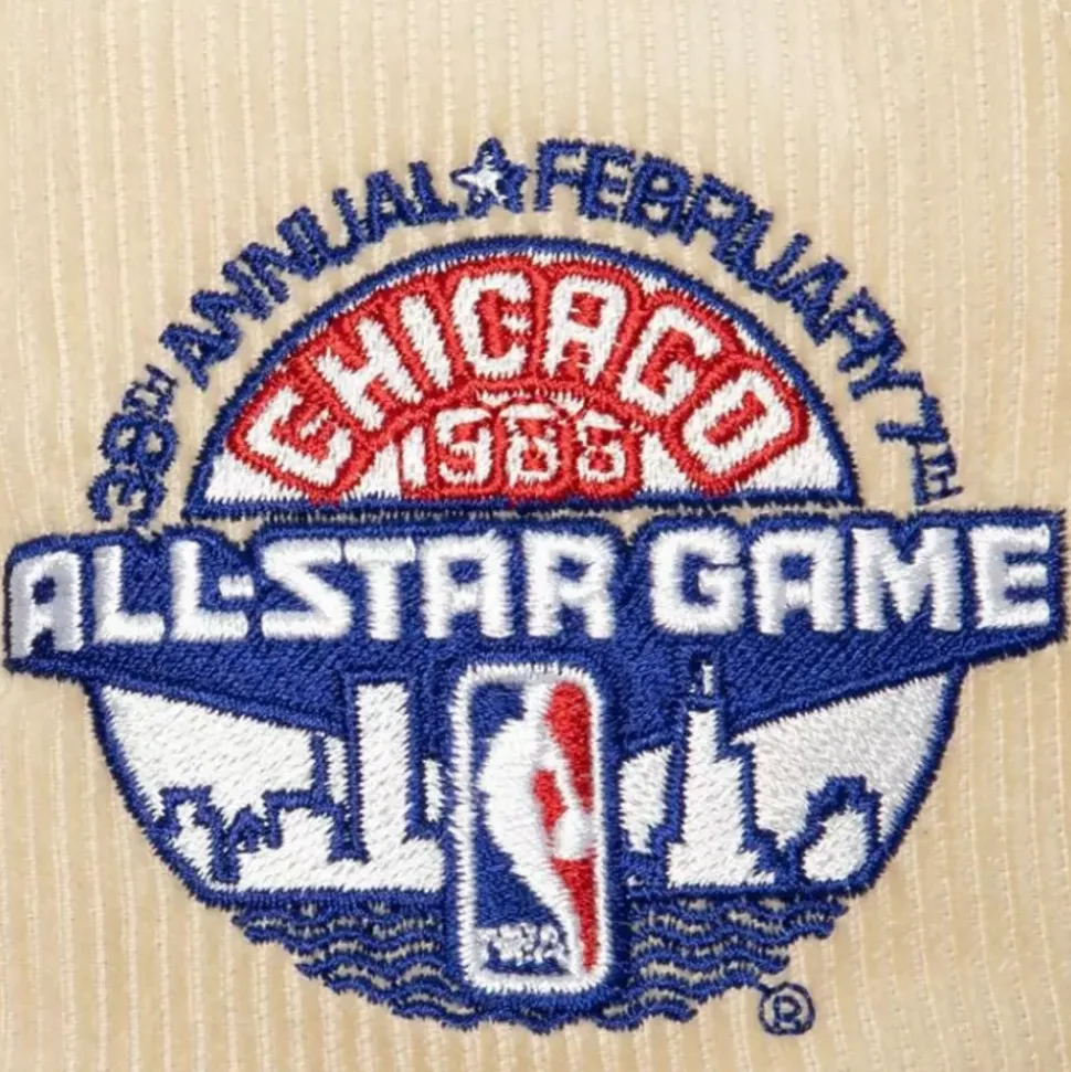 2 Tone Team Cord Fitted Hwc Chicago Bulls