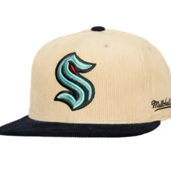 2 Tone Team Cord Fitted Seattle Kraken