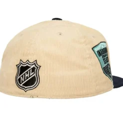 2 Tone Team Cord Fitted Seattle Kraken