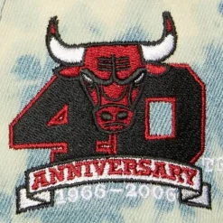 Acid Wash Snapback Chicago Bulls