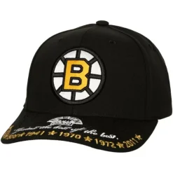 Against The Best Pro Snapback Vntg Boston Bruins