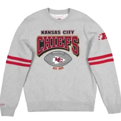 All Over Print Fleece Crew Kansas City Chiefs