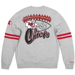 All Over Print Fleece Crew Kansas City Chiefs