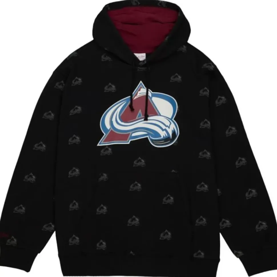 Aop Fleece Hoodie Colorado Avalanche