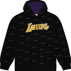 Aop Fleece Hoodie Los Angeles Lakers