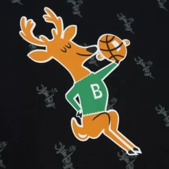 Aop Fleece Hoodie Milwaukee Bucks