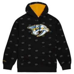 Aop Fleece Hoodie Nashville Predators
