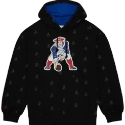 Aop Fleece Hoodie New England Patriots