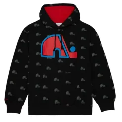 Aop Fleece Hoodie Quebec Nordiques