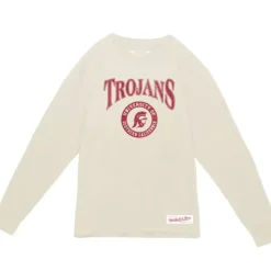 Arched Logo Lockup Slub Ls Tee Usc
