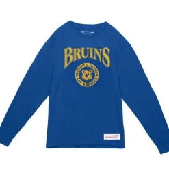 Arched Logo Lockup Slub Ls Tee Ucla