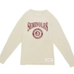 Arched Logo Lockup Slub Ls Tee Florida State University