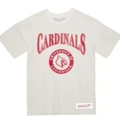 Arched Logo Lockup Slub Tee University Of Louisville