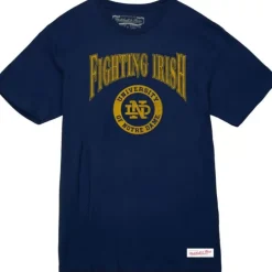 Arched Logo Lockup Slub Tee University Of Notre Dame