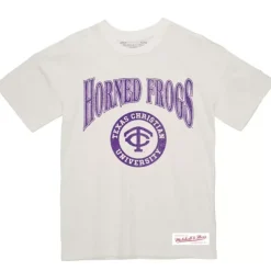 Arched Logo Lockup Slub Tee Texas Christian University