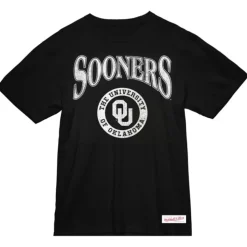 Arched Logo Lockup Slub Tee University Of Oklahoma