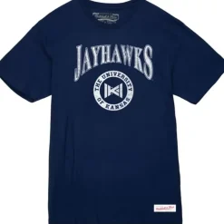 Arched Logo Lockup Slub Tee University Of Kansas