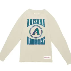 Arched Logo Slub Ls Tee Arizona Diamondbacks