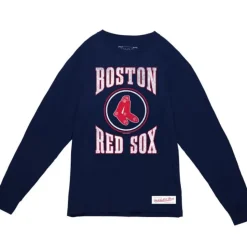 Arched Logo Slub Ls Tee Boston Red Sox