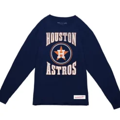 Arched Logo Slub Ls Tee Houston Astros