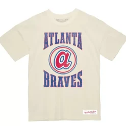 Arched Logo Slub Tee Atlanta Braves