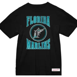 Arched Logo Slub Tee Florida Marlins