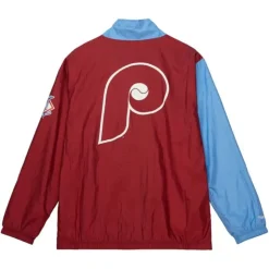 Arched Retro Lined Windbreaker Philadelphia Phillies