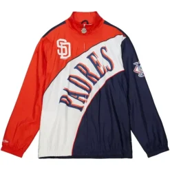 Arched Retro Lined Windbreaker San Diego Padres