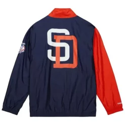 Arched Retro Lined Windbreaker San Diego Padres
