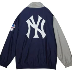 Arched Retro Lined Windbreaker New York Yankees