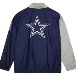 Arched Retro Lined Windbreaker Dallas Cowboys