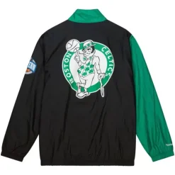 Arched Retro Lined Windbreaker Boston Celtics