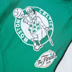Arched Retro Lined Windbreaker Boston Celtics