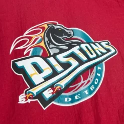 Arched Retro Lined Windbreaker Detroit Pistons