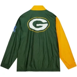Arched Retro Lined Windbreaker Green Bay Packers