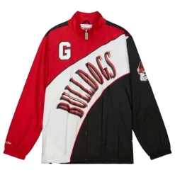 Arched Retro Lined Windbreaker University Of Georgia
