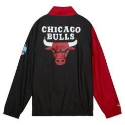 Arched Retro Lined Windbreaker Chicago Bulls