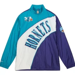 Arched Retro Lined Windbreaker Charlotte Hornets