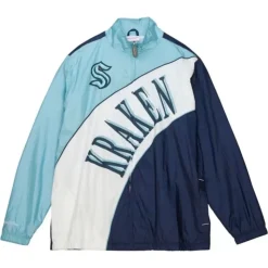 Arched Retro Lined Windbreaker Seattle Kraken