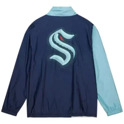 Arched Retro Lined Windbreaker Seattle Kraken