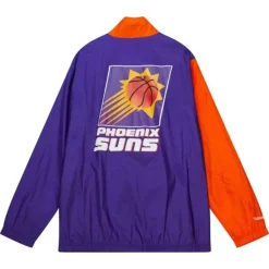 Arched Retro Lined Windbreaker Phoenix Suns