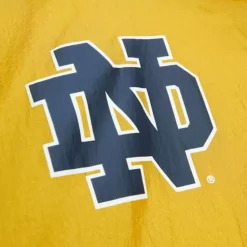Arched Retro Lined Windbreaker University Of Notre Dame