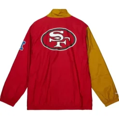 Arched Retro Lined Windbreaker San Francisco 49Ers