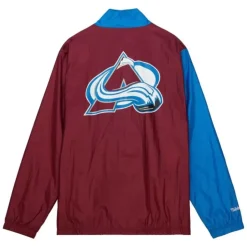Arched Retro Lined Windbreaker Colorado Avalanche